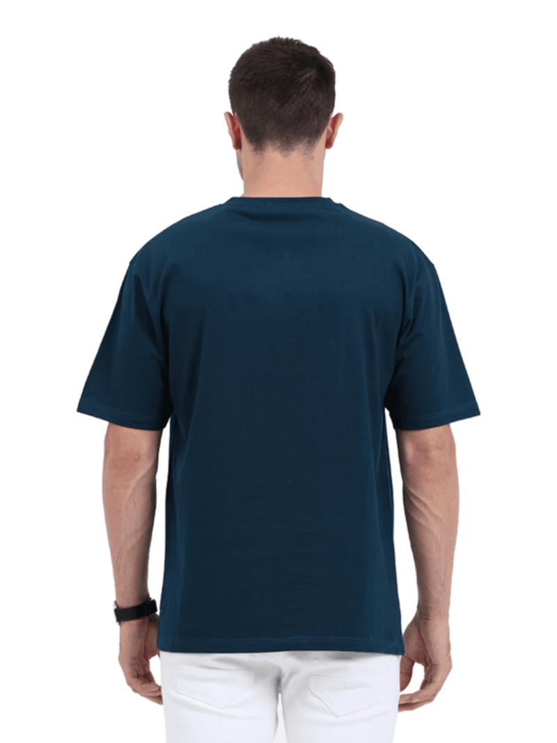 Power Oversized T-Shirt Petrol Blue - Fitaiim