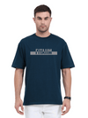 Power Oversized T-Shirt Petrol Blue - Fitaiim