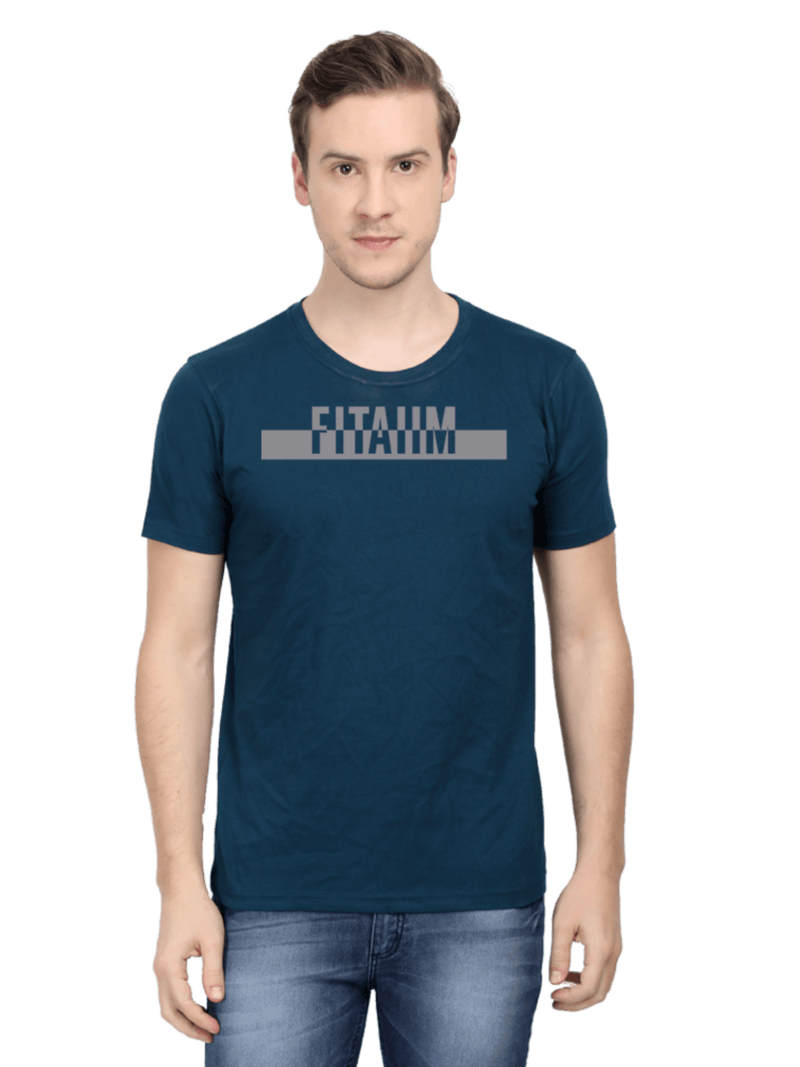 Power T-Shirt Petrol Blue - Fitaiim