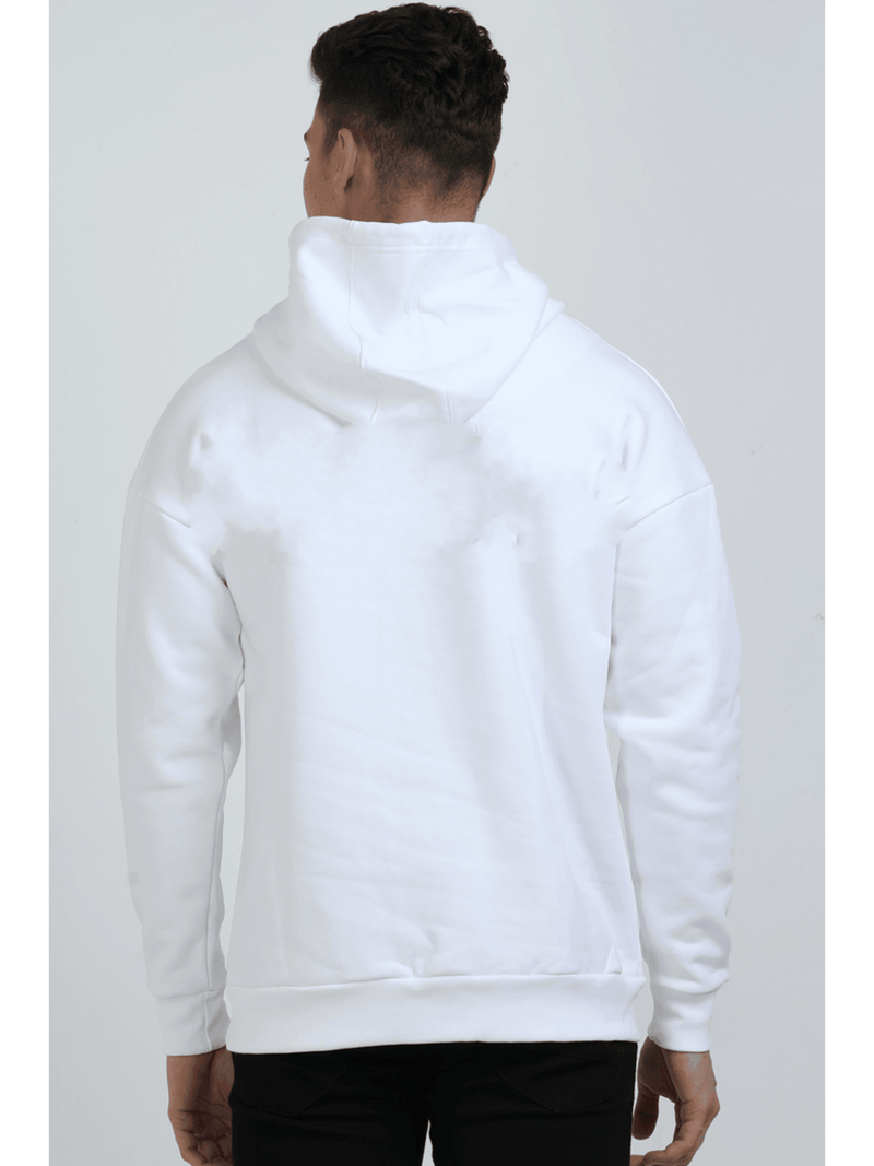 Power Oversized Hoodie Sweatshirt White - Fitaiim