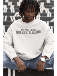 Power Oversized Sweatshirt White - Fitaiim