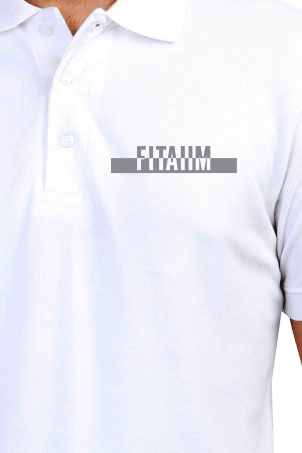 Power Polo T-Shirt White - Fitaiim