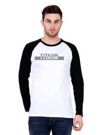 Power Raglan Full Sleeve T-Shirt White - Fitaiim