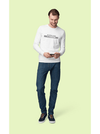 Power Round Neck Full Sleeve T-Shirt White - Fitaiim
