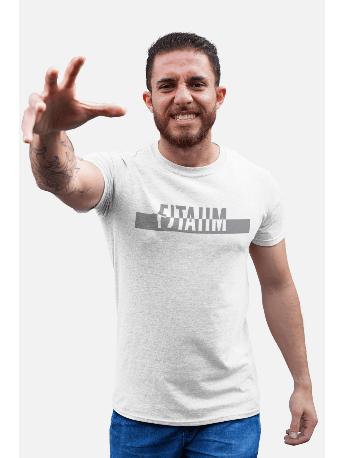 Power T-Shirt White - Fitaiim