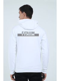 Power Zip Hoodie White - Fitaiim