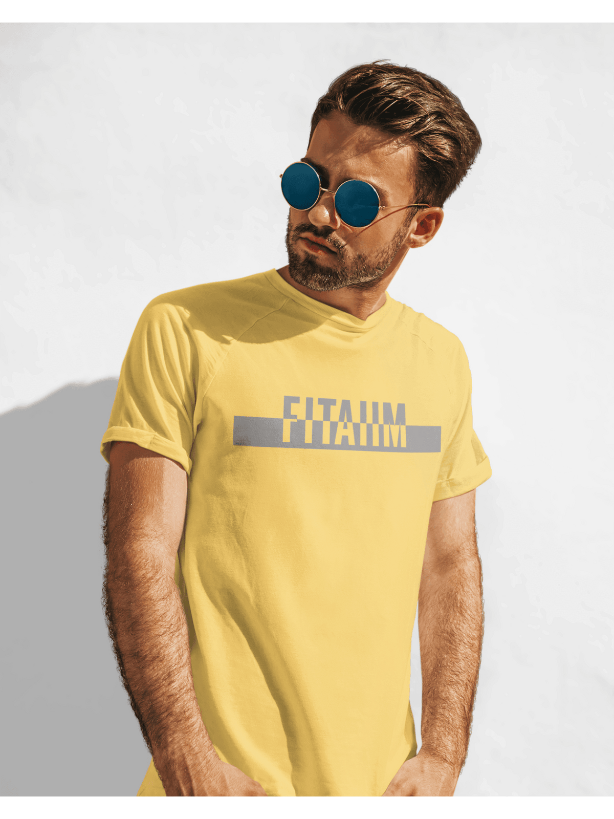 Power T-Shirt Yellow - Fitaiim