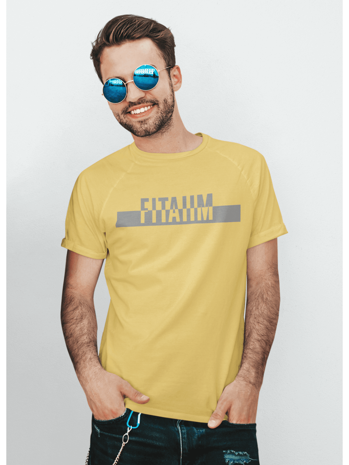 Power T-Shirt Yellow - Fitaiim