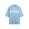 Relax Terry Oversized T-shirt Baby Blue - Fitaiim
