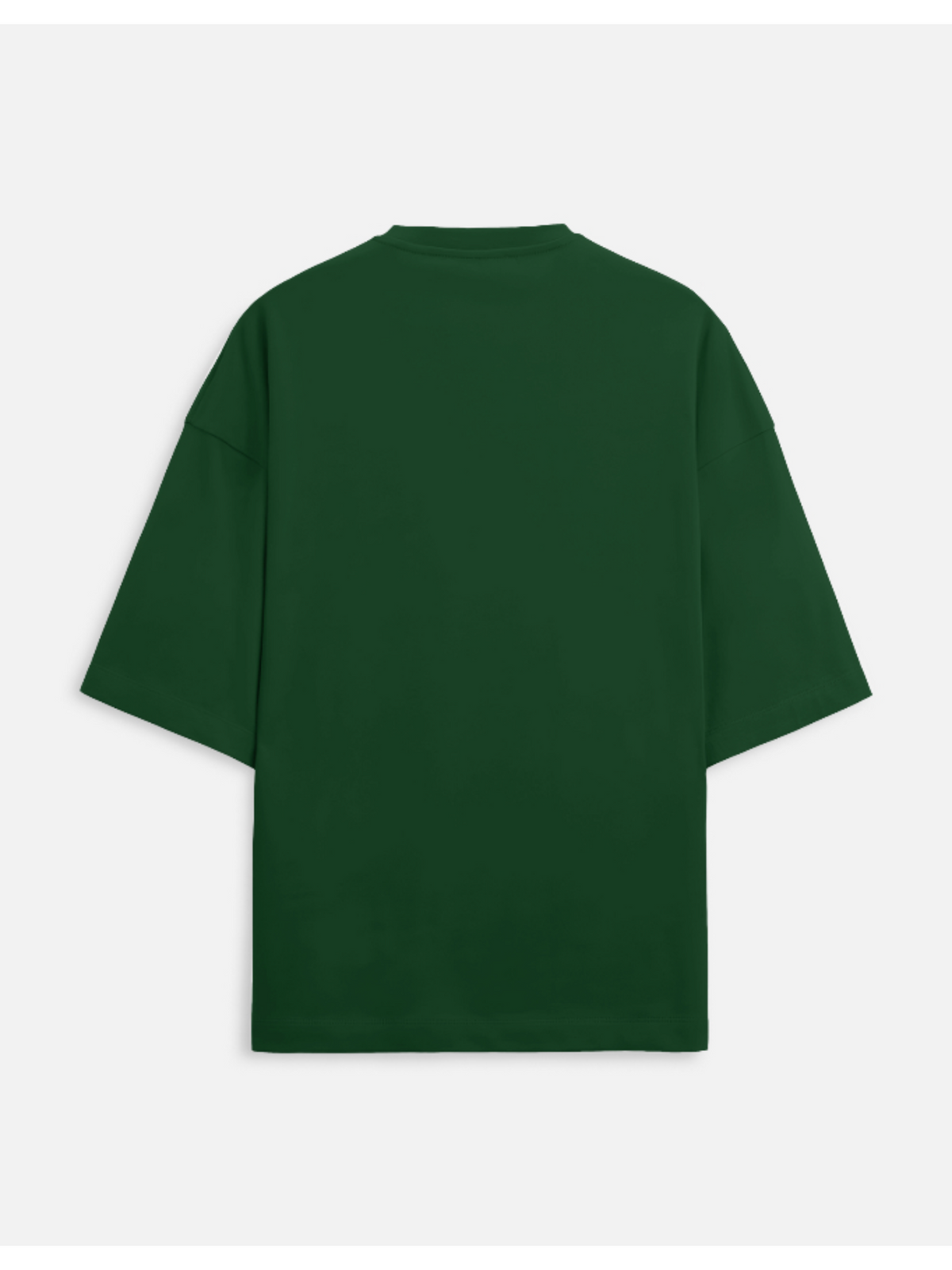 Green t-shirt on a white background