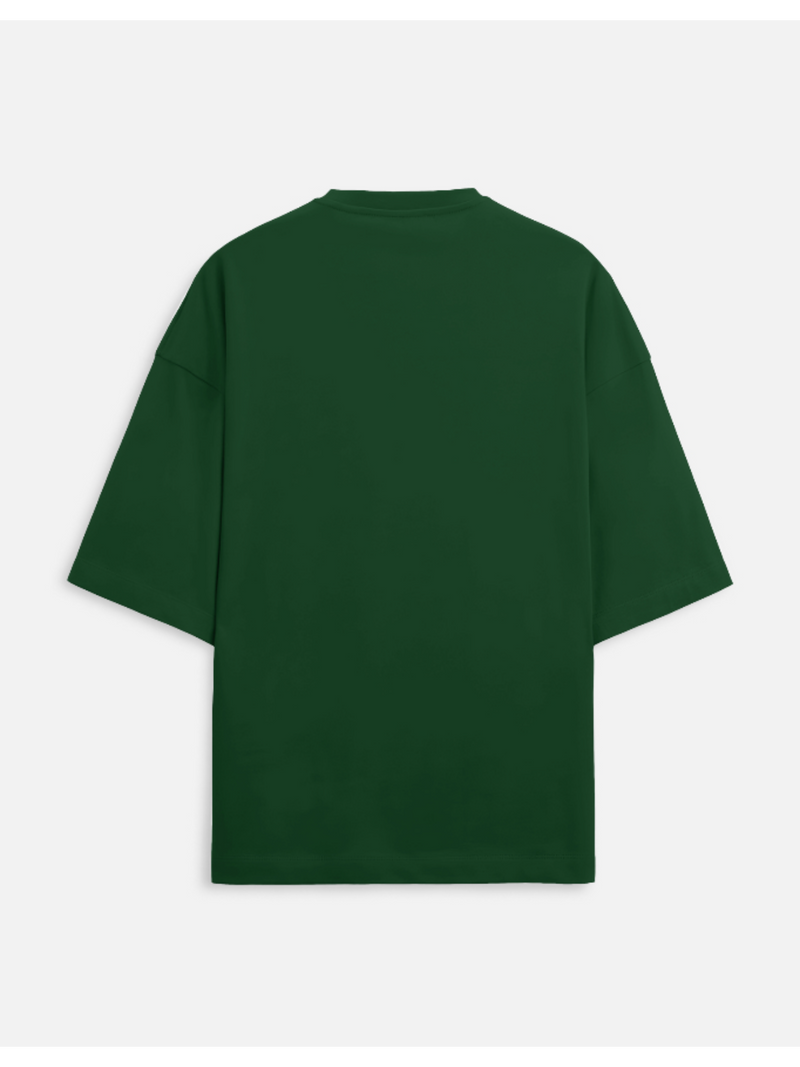 Green t-shirt on a white background