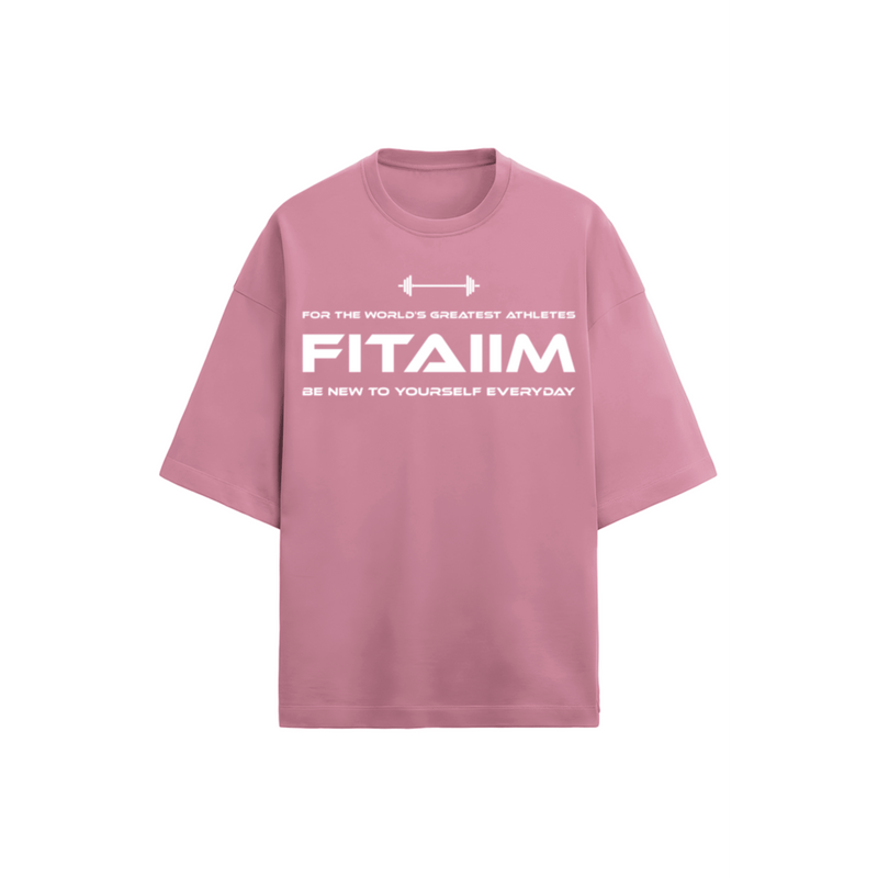 Relax Terry Oversized T-shirt Flamingo - Fitaiim