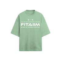 Relax Terry Oversized T-shirt Jade - Fitaiim