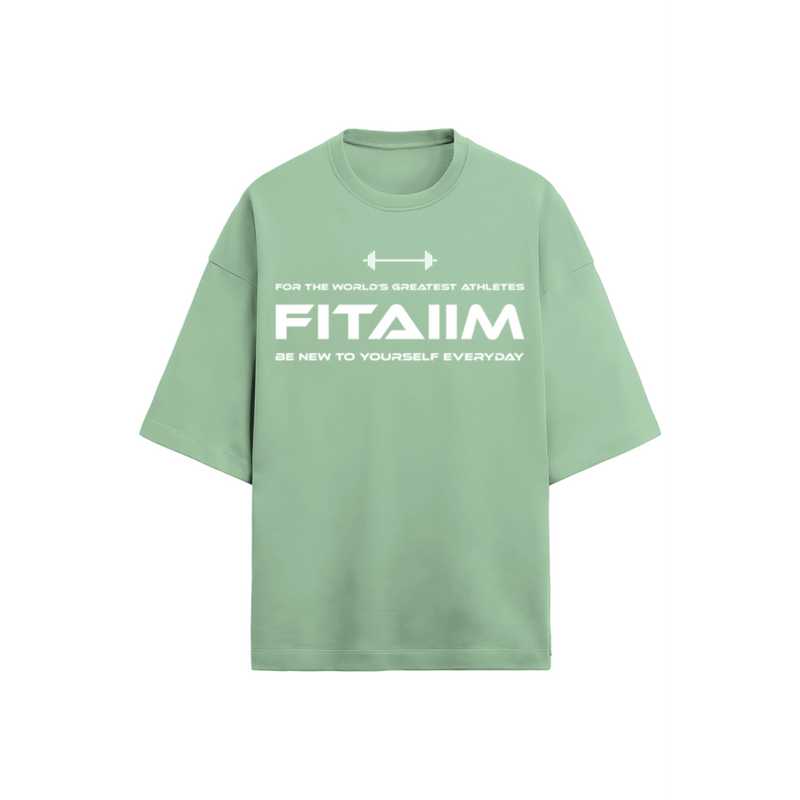 Relax Terry Oversized T-shirt Jade - Fitaiim