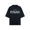 Relax Terry Oversized T-shirt Navy Blue - Fitaiim