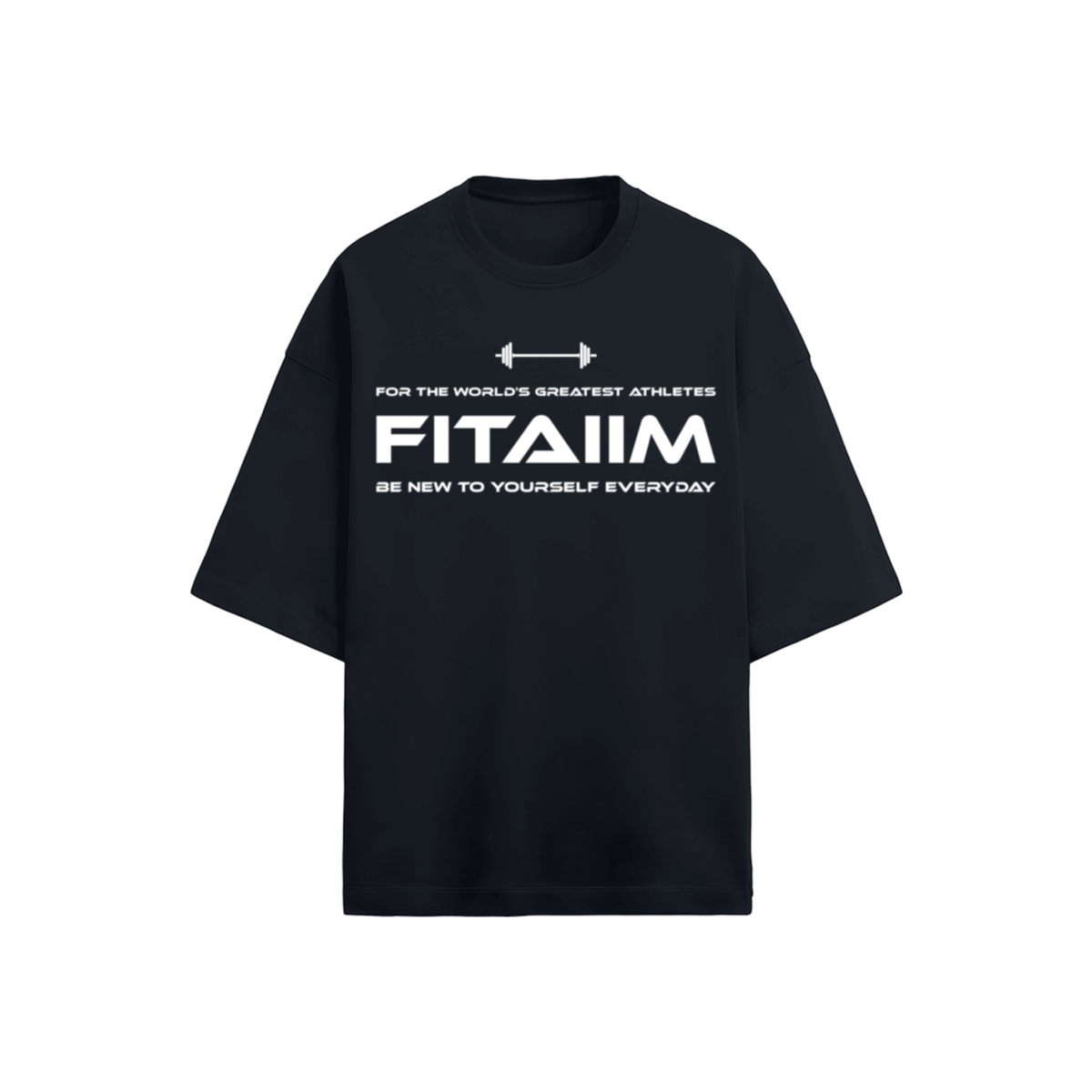 Relax Terry Oversized T-shirt Navy Blue - Fitaiim