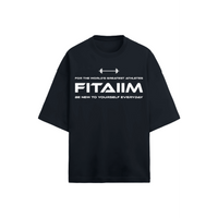 Relax Terry Oversized T-shirt Navy Blue - Fitaiim