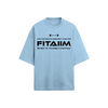 Resolve Terry Oversized T-shirt Baby Blue - Fitaiim
