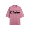 Resolve Terry Oversized T-shirt Flamingo - Fitaiim