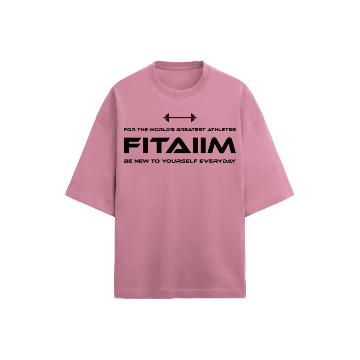 Resolve Terry Oversized T-shirt Flamingo - Fitaiim