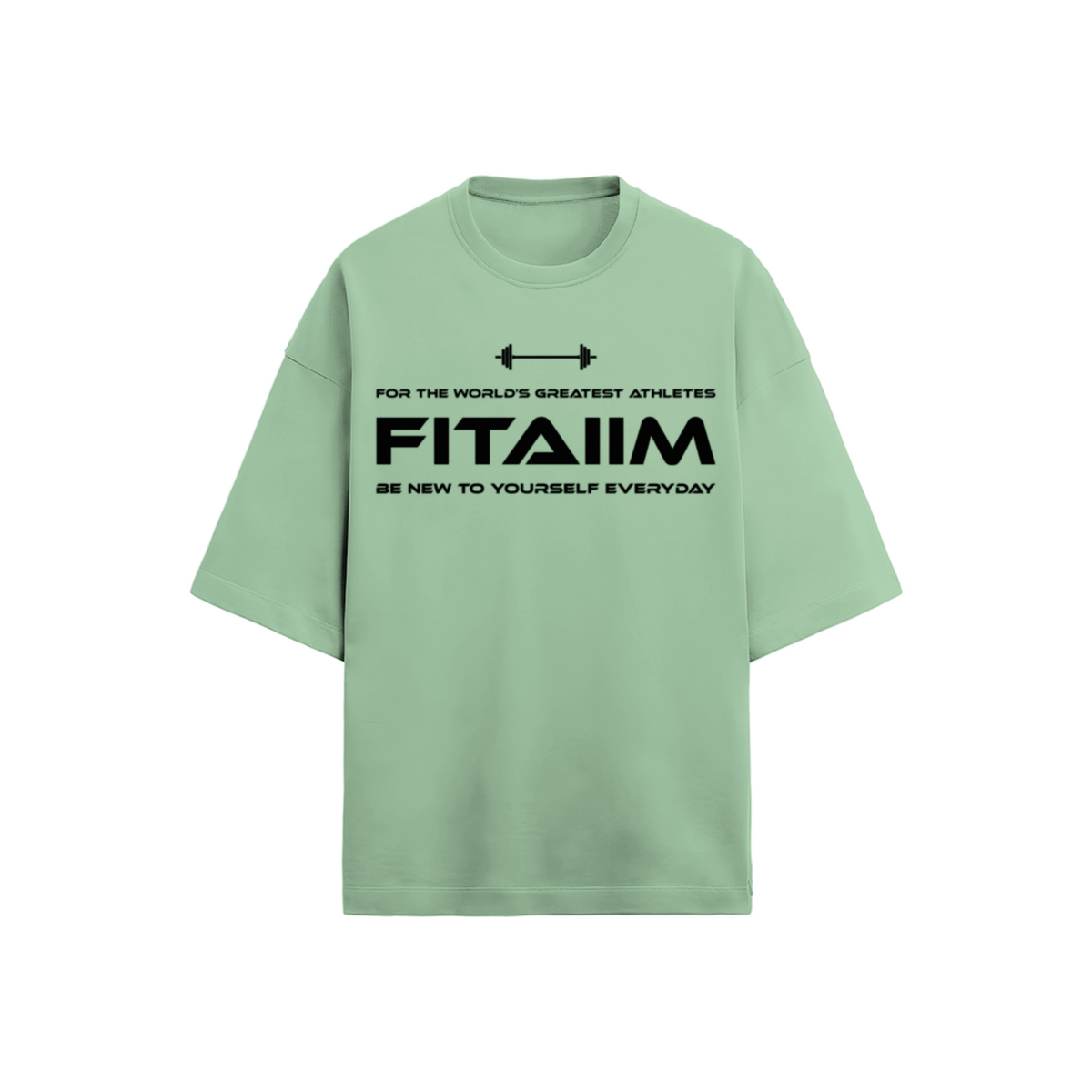 Resolve Terry Oversized T-shirt Jade - Fitaiim