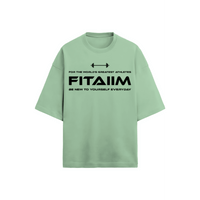 Resolve Terry Oversized T-shirt Jade - Fitaiim