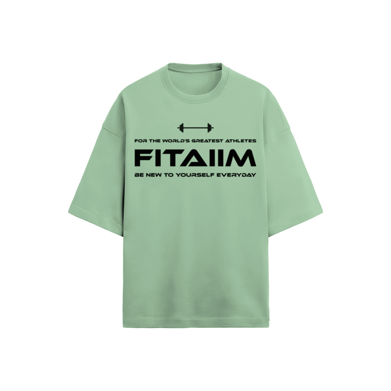 Resolve Terry Oversized T-shirt Jade - Fitaiim