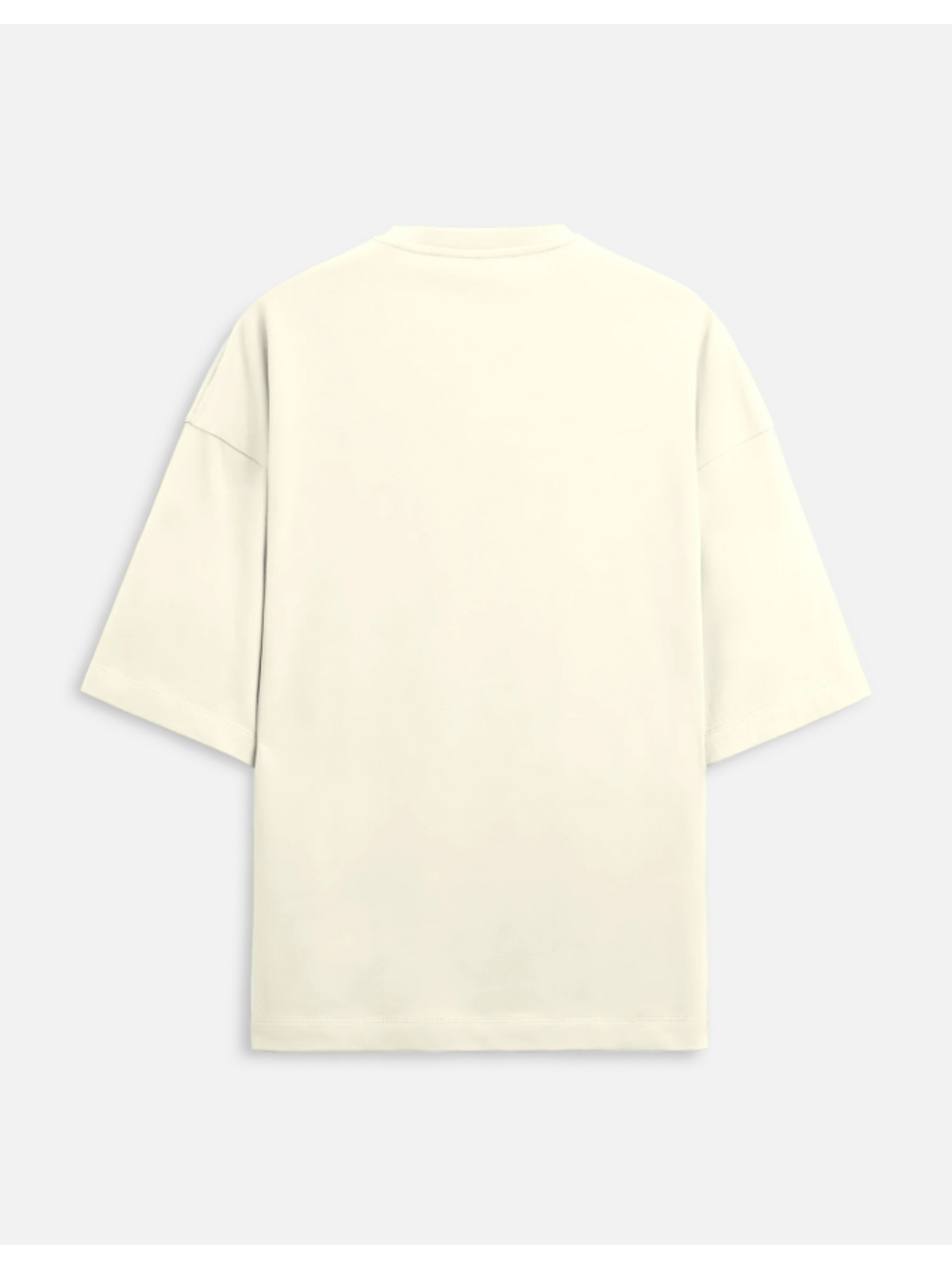 Light yellow t-shirt on a white background