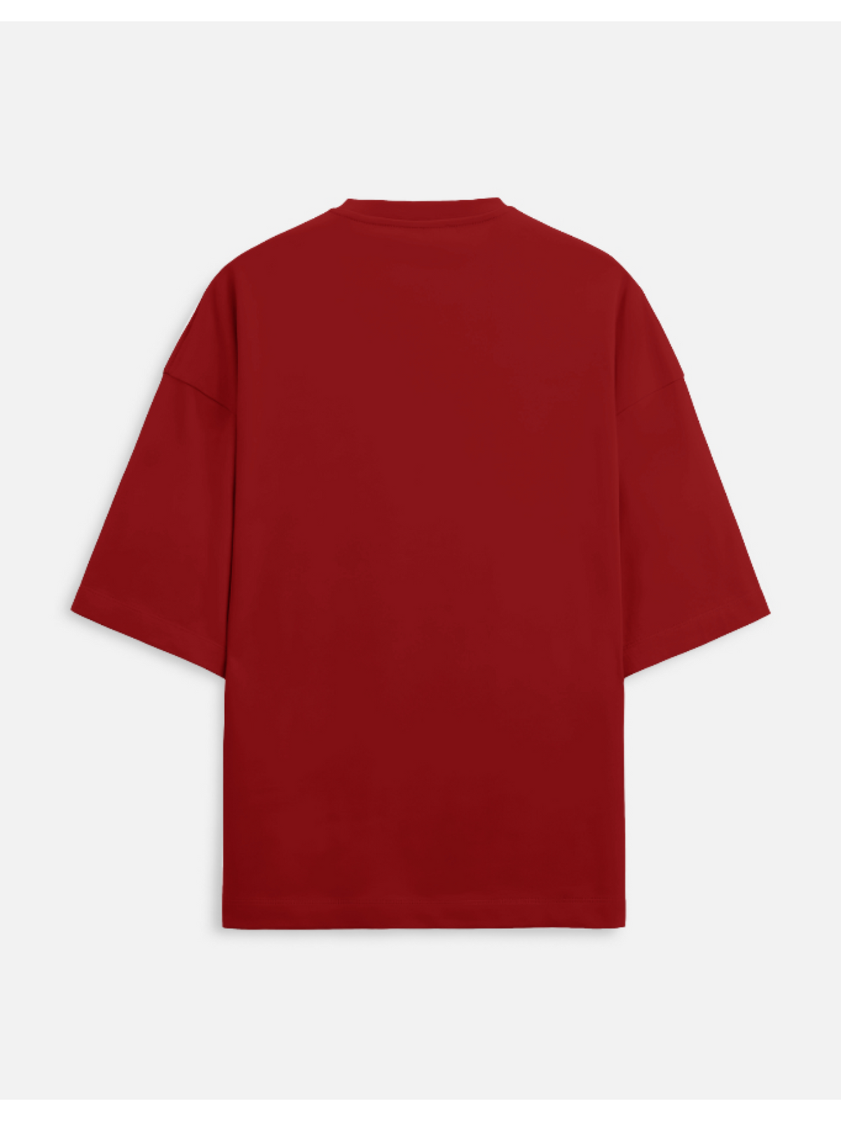 Red t-shirt on a white background
